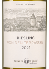 Вино Riesling Von den Terrassen, (137600), белое полусухое, 2021 г., 0.75 л, Рислинг Фон ден Террассен цена 2490 рублей