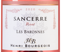 Вино со вкусом хлебной корки Sancerre Rose Les Baronnes