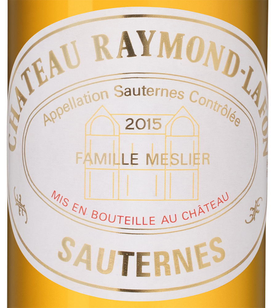 Вино Chаteau Raymond-Lafon (Sauternes), Chateau Raymond-Lafon, 2015, 0.375л, (155678), Франция, Бордо, белое, сладкое, 0.375 л, Шато Раймон-Лафон, цена 4990 рублей