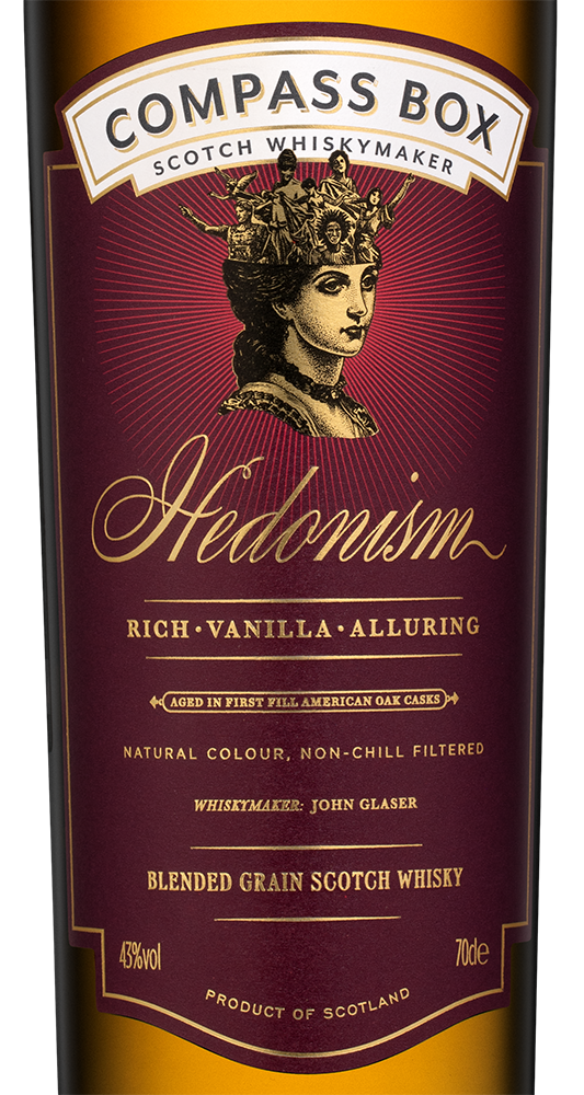 Виски Compass Box Hedonism Grain, (147057), Шотландия, Спейсайд, 0.7 л, Компас Бокс Гедонизм, цена 15490 рублей