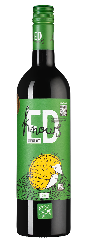 Вино Ed Knows Merlot, Bostavan, 2021, (137673), Республика Молдова, Valul lui Traian, красное, сухое, 0.75 л, Эд Ноуз Мерло, цена 1120 рублей