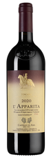 Вино L`Apparita, (145984), красное сухое, 2020 г., 0.75 л, Л`Аппарита цена 74990 рублей