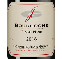 Вино Bourgogne Pinot Noir, (122990), красное сухое, 2016 г., 0.75 л, Бургонь Пино Нуар цена 11440 рублей