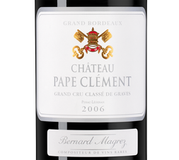 Вино Chateau Pape Clement Rouge, (141236), красное сухое, 2006 г., 0.75 л, Шато Пап Клеман Руж цена 37490 рублей