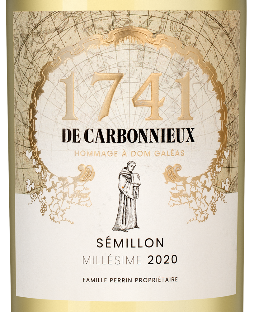 Вино 1741 de Carbonnieux (Pessac-Leognan), Chateau Carbonnieux, 2020, (149596), Франция, Бордо, белое, сухое, 0.75 л, 1741 де Карбоньё, цена 44990 рублей