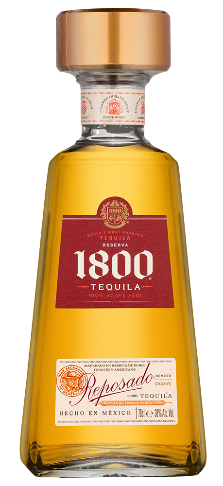 Текила Tequila Reserva 1800 Reposado, (155522), Мексика, Халиско, 0.7 л, Ресерва 1800 Репосадо, цена 6190 рублей