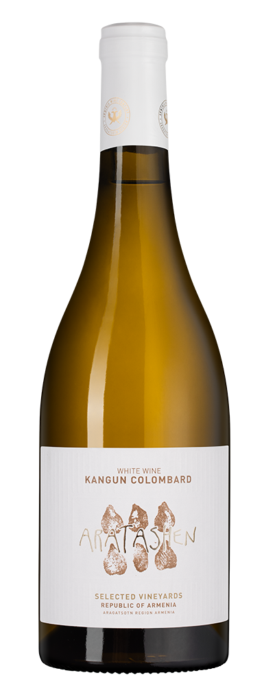 Вино Aratashen Kangun Colombar, Armenia Wine, 2022, (137418), Армения, Арагацотн, белое, сухое, 0.75 л, Араташен Кангун Коломбар, цена 1290 рублей