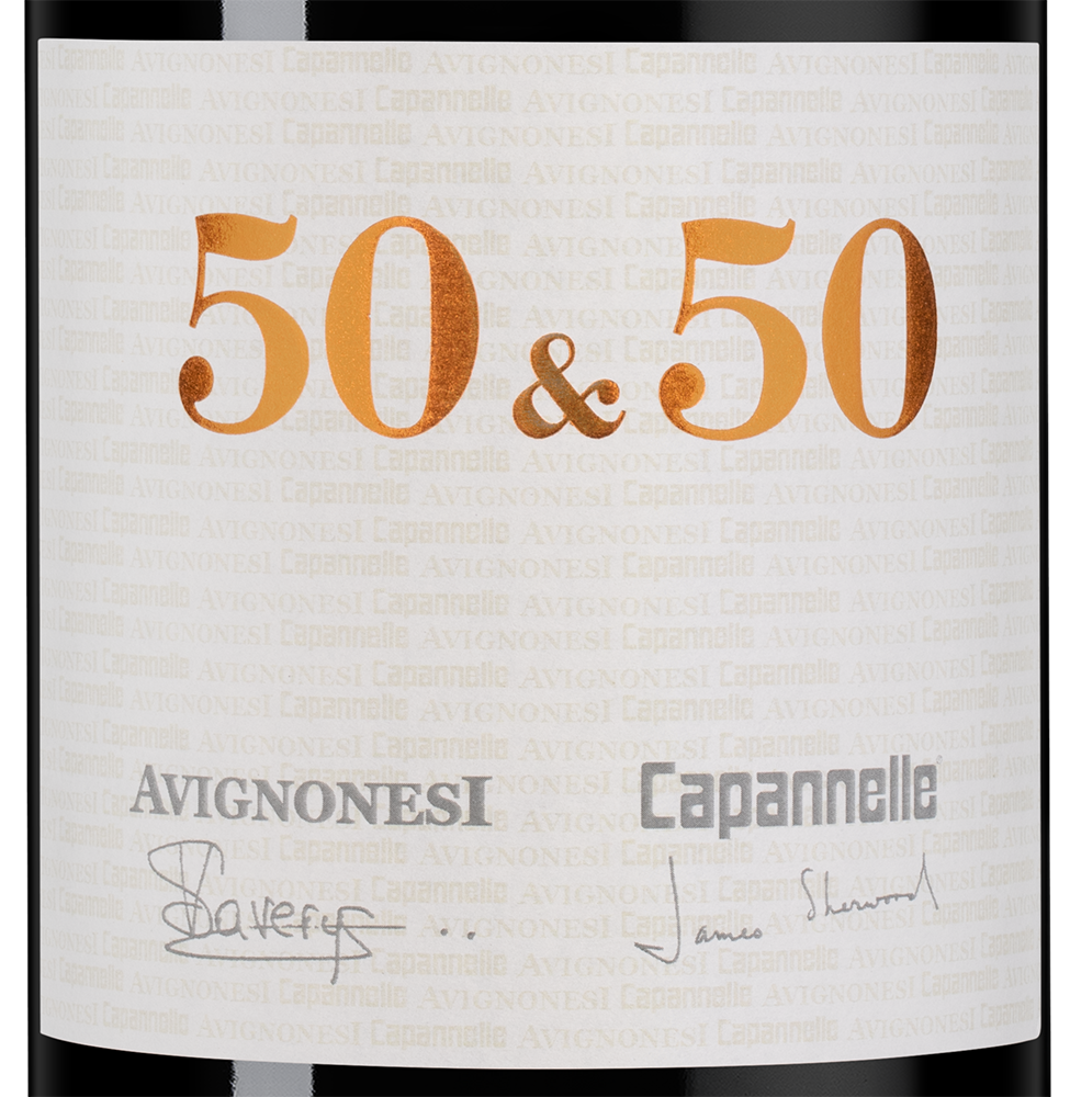 Вино 50 & 50 в подарочной упаковке, Capannelle, 2020, 1.5л, (151891), Италия, Тоскана, красное, сухое, 1.5 л, 50 & 50, цена 87490 рублей