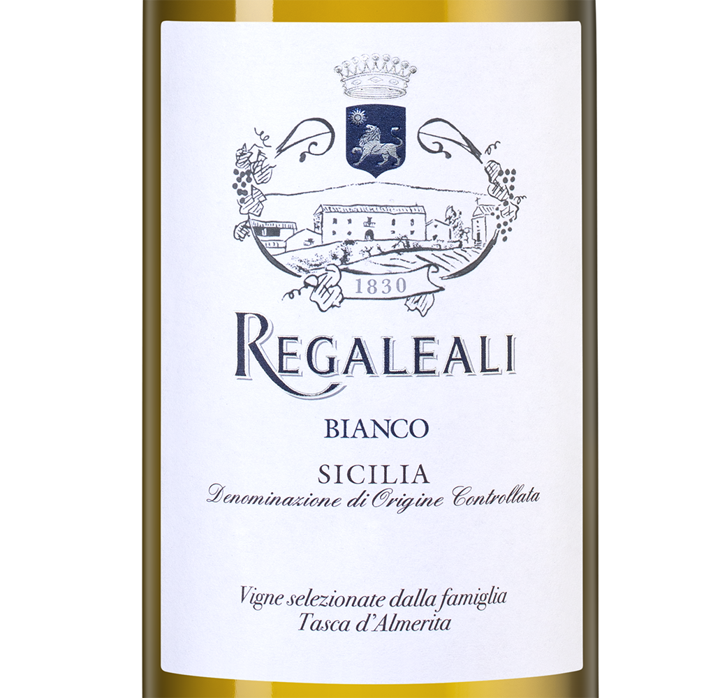 Вино Tenuta Regaleali Bianco, Tasca d'Almerita, 2023, (151364), Италия, Сицилия, белое, сухое, 0.75 л, Тенута Регалеали Бьянко, цена 2890 рублей