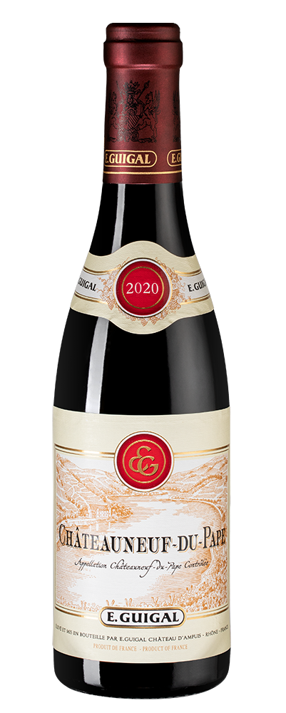 Вино Chateauneuf-du-Pape Rouge, Guigal, 2020, 0.375л, (155947), Франция, Долина Роны, красное, сухое, 0.375 л, Шатонёф-дю-Пап Руж, цена 6990 рублей