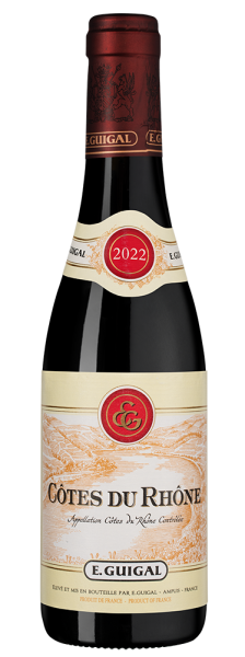 Вино Cotes du Rhone Rouge, 2022, 0.375л