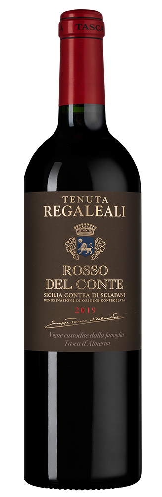Вино Tenuta Regaleali Rosso del Conte, Tasca d'Almerita, 2019, (153282), Италия, Сицилия, красное, сухое, 0.75 л, Тенута Регалеали Россо дель Конте, цена 12990 рублей
