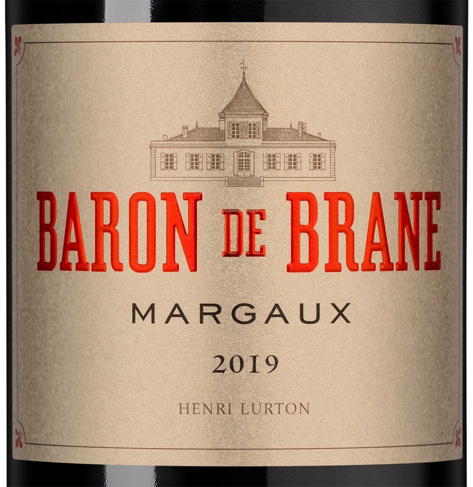 Вино Baron de Brane, Chateau Brane-Cantenac, 2019, (154777), Франция, Бордо, красное, сухое, 0.75 л, Барон де Бран, цена 9990 рублей
