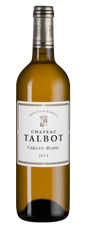 Вино Caillou Blanc du Chateau Talbot, (108218), белое сухое, 2014 г., 0.75 л, Кайю Блан дю Шато Тальбо цена 5790 рублей