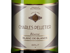 Французское игристое вино Charles Pelletier Reserve Blanc de Blancs Brut