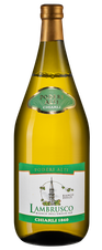Шипучее вино Lambrusco dell'Emilia Bianco Poderi Alti, (104849), белое полусладкое, 1.5 л, Ламбруско дель'Эмилия Бьянко Подери Альти цена 1690 рублей