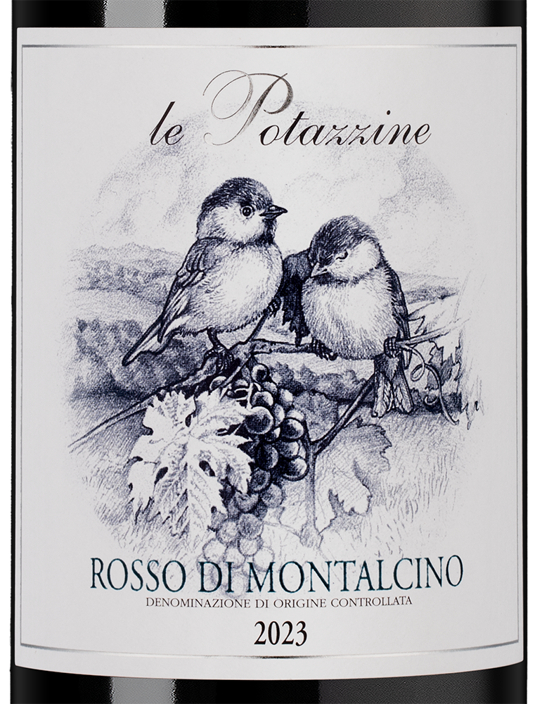 Вино Rosso di Montalcino, Le Potazzine, 2023, (153827), Италия, Тоскана, красное, сухое, 0.75 л, Россо ди Монтальчино, цена 13990 рублей
