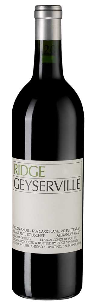 Вино Geyserville, Ridge Vineyards, 2019, (129142), Соединенные Штаты Америки, Калифорния, красное, сухое, 0.75 л, Гейсервиль, цена 22490 рублей