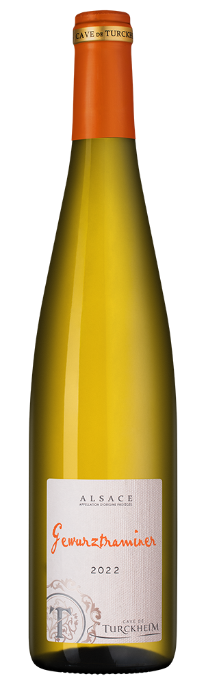 Вино Gewurztraminer Tradition, Cave de Turckheim, 2022, (148585), Франция, Эльзас, белое, полусухое, 0.75 л, Гевюрцтраминер Традисьон, цена 3490 рублей