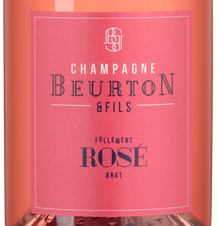 Шампанское Follement Rose, (144802), розовое брют, 0.75 л, Фольман Розе цена 8490 рублей