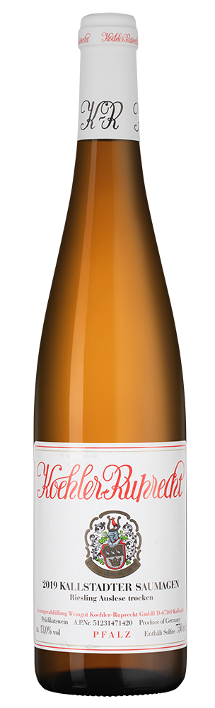 Вино Kallstadter Saumagen Riesling Auslese, Koehler Ruprecht, 2019, (147465), Германия, Пфальц, белое, сухое, 0.75 л, Рислинг Кальштадтер Заумаген Ауслезе, цена 16990 рублей