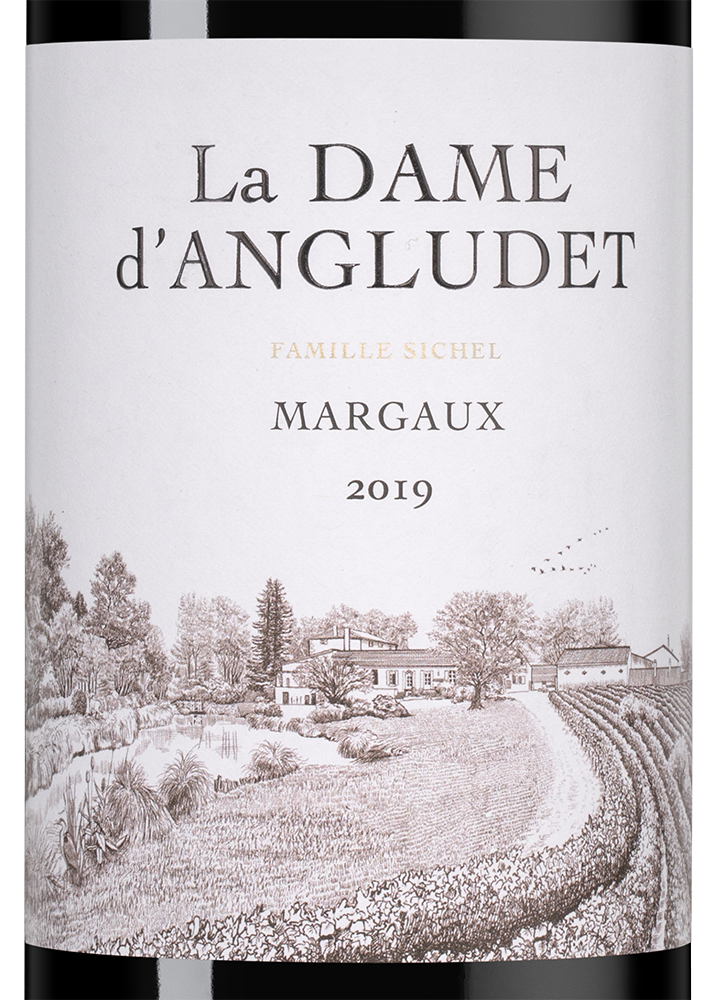 Вино La Dame d'Angludet (Margaux), Chateau Angludet, 2019, (141367), Франция, Бордо, красное, сухое, 0.75 л, Ля Дам д`Англюде, цена 8790 рублей