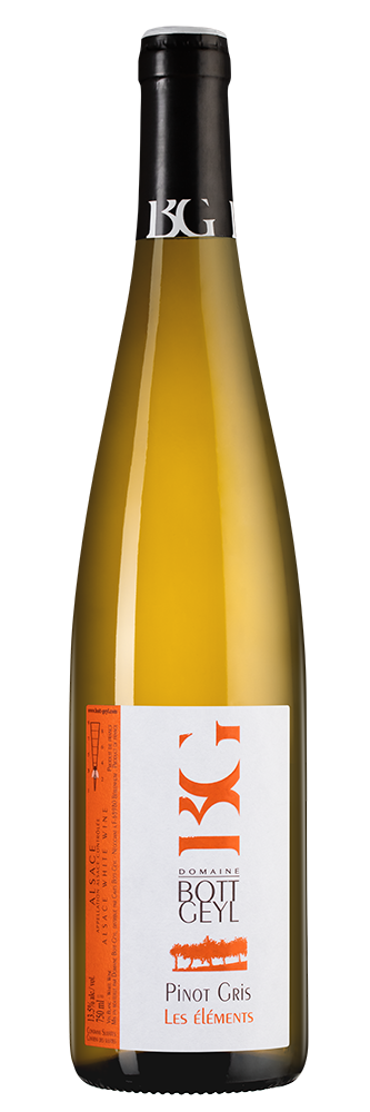 Вино Pinot Gris Les Elements, Domaine Bott-Geyl, 2019, (148042), Франция, Эльзас, белое, полусухое, 0.75 л, Пино Гри Лез Элеман, цена 6490 рублей