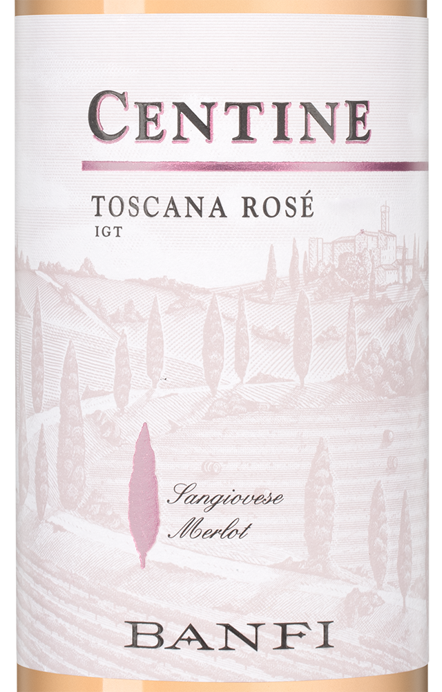 Вино Centine Rose, Banfi, 2024, (157935), Италия, Тоскана, розовое, полусухое, 0.75 л, Чентине Розе, цена 2990 рублей