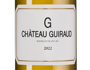 Вино Le G de Chateau Guiraud, (146047), белое сухое, 2022 г., 0.75 л, Ле Ж де Шато Гиро цена 4290 рублей