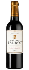 Вино Chateau Talbot, (128500), красное сухое, 2015 г., 0.375 л, Шато Тальбо цена 7290 рублей