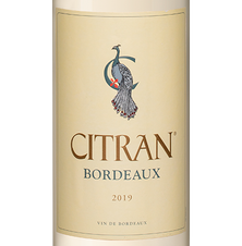Вино Le Bordeaux de Citran Blanc, (121736), белое сухое, 2019 г., 0.375 л, Ле Бордо де Ситран Блан цена 1120 рублей