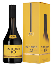 Бренди Torres 10 Gran Reserva в подарочной упаковке, (145886), gift box в подарочной упаковке, 38%, Испания, 0.7 л, Торрес 10 Гран Ресерва цена 1990 рублей