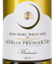 Вино Chablis Premier Cru Montmains Bio, (138962), белое сухое, 2019 г., 0.75 л, Шабли Премье Крю Монмэн цена 8490 рублей