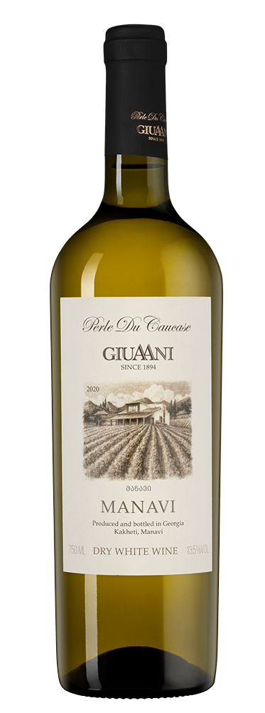 Вино Manavi, Giuaani, 2020, (133203), Грузия, Кахетия, белое, сухое, 0.75 л, Манави, цена 1990 рублей