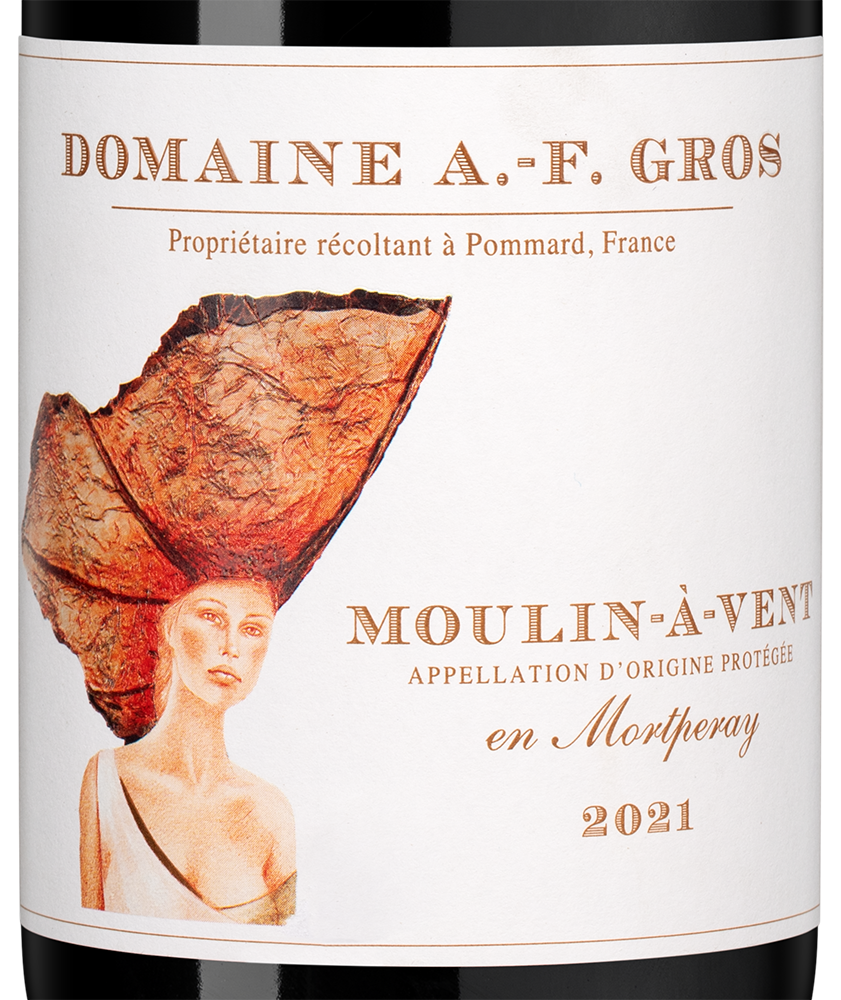 Вино Moulin-a-Vent, Domaine Anne-Francoise Gros, 2022, (154016), Франция, Бургундия, красное, сухое, 0.75 л, Мулен-а-Ван, цена 9990 рублей