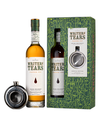 Виски Writers’ Tears Copper Pot в подарочной упаковке с флягой, (126633), gift box в подарочной упаковке, Купажированный, Ирландия, 0.7 л, Райтерз Тирз Коппер Пот цена 7290 рублей