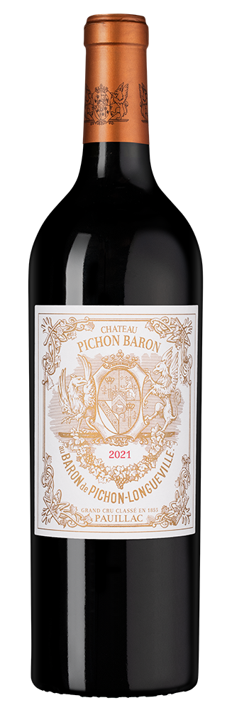 Вино Pauillac Chateau Pichon Baron, 2021, (141459), Франция, Бордо, красное, сухое, 0.75 л, Шато Пишон Барон, цена 51490 рублей