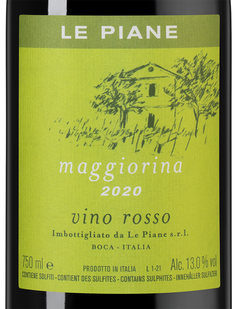 Вино Maggiorina, Le Piane, 2020, (138698), Италия, Пьемонт, красное, сухое, 0.75 л, Маджорина, цена 6190 рублей