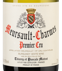 Вино Meursault Premier Cru Charmes, (138036), белое сухое, 2018 г., 0.75 л, Мерсо Премье Крю Шарм цена 23490 рублей