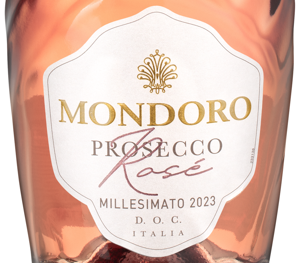 Игристое вино Mondoro Prosecco Rose в подарочной упаковке, 2023, (154753), Италия, Венето, сухое, 0.75 л, Мондоро Просекко Розе, цена 2490 рублей