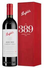 Вино Penfolds Bin 389 Cabernet Shiraz в подарочной упаковке, (125720), gift box в подарочной упаковке, красное сухое, 2018 г., 0.75 л, Пенфолдс Бин 389 Каберне Шираз цена 17990 рублей