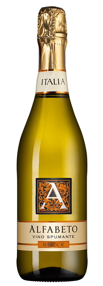 Игристое вино Alfabeto Dolce, (159116), Италия, белое, полусладкое, 0.75 л, Альфабето Дольче, цена 1690 рублей