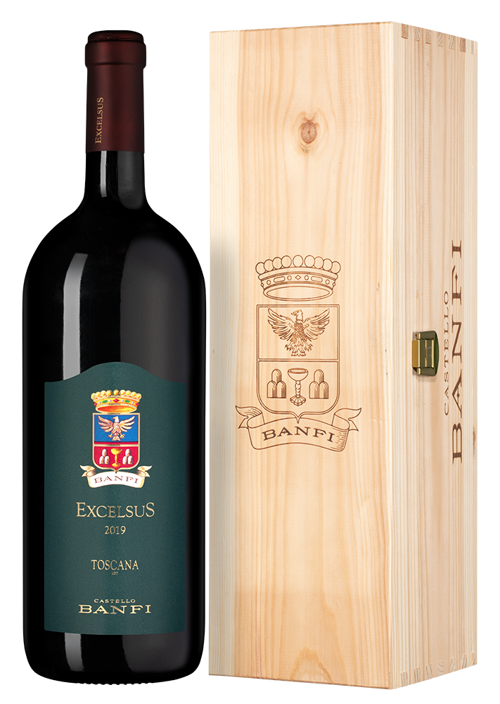 Вино Excelsus в подарочной упаковке, Banfi, 2019, 1.5л, (153043), Италия, Тоскана, красное, сухое, 1.5 л, Эксельсус, цена 41490 рублей