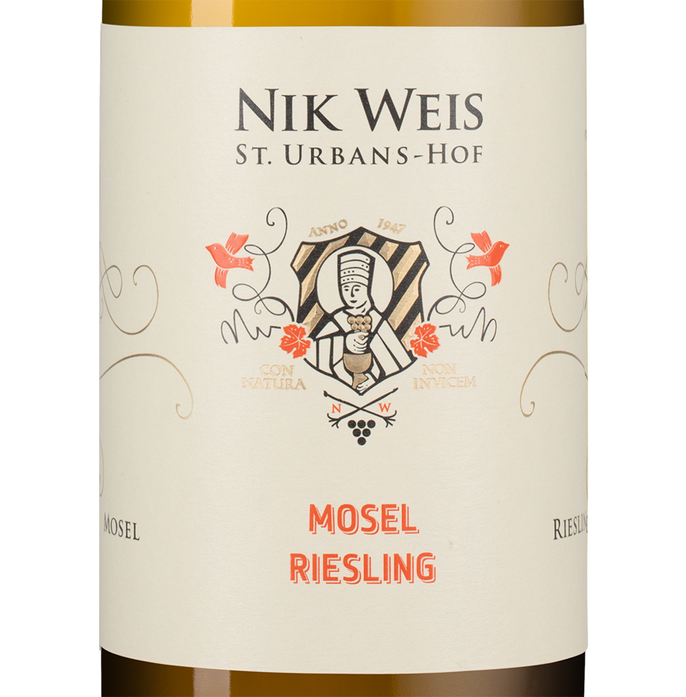 Вино Riesling, Nik Weis St. Urbans-Hof, 2023, (150831), Германия, Мозель, белое, полусухое, 0.75 л, Рислинг, цена 3990 рублей