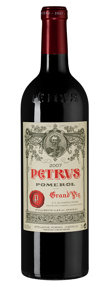 Вино Petrus, 2007, (154430), Франция, Бордо, красное, сухое, 0.75 л, Петрюс, цена 1099990 рублей