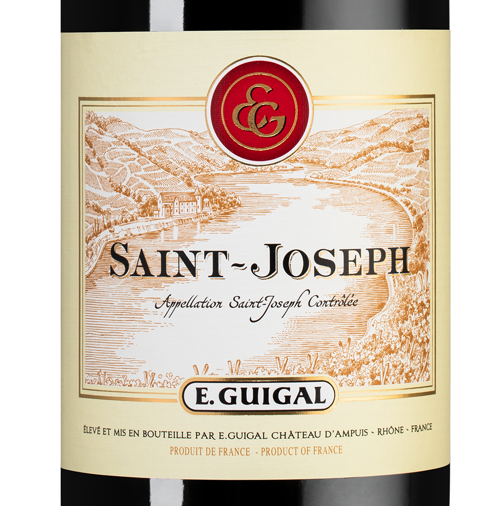 Вино Saint-Joseph Rouge, Guigal, 2021, (155948), Франция, Долина Роны, красное, сухое, 0.75 л, Сен-Жозеф Руж, цена 8990 рублей