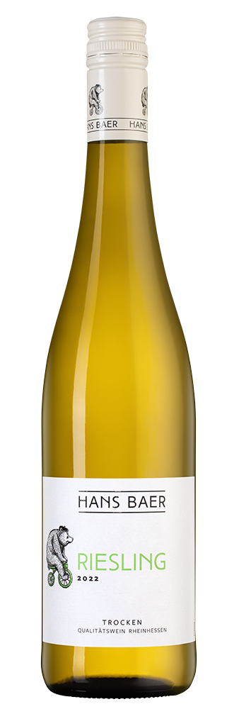 Вино Hans Baer Riesling, Weinkellerei Hechtsheim, 2022, (141771), Германия, Рейнгессен, белое, полусухое, 0.75 л, Ханс Баер Рислинг, цена 1290 рублей
