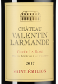 Вино с мягкими танинами Chateau Valentin Larmande Cuvee La Rose