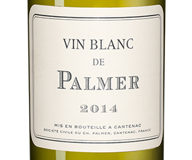 Вино Vin Blanc de Palmer, (106299), белое сухое, 2014 г., 0.75 л, Вэн Блан де Пальмер цена 51050 рублей