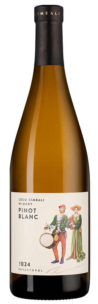 Вино Loco Cimbali Pinot Blanc, 2024, (159949), Россия, Крым, белое, сухое, 0.75 л, Локо Чимбали Пино Блан, цена 1568 рублей